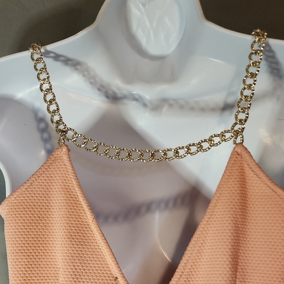 Rhapsody Rare, Vintage Cocktail Mini Dress with V-Neck & Jewel Straps - Picture 5 of 11